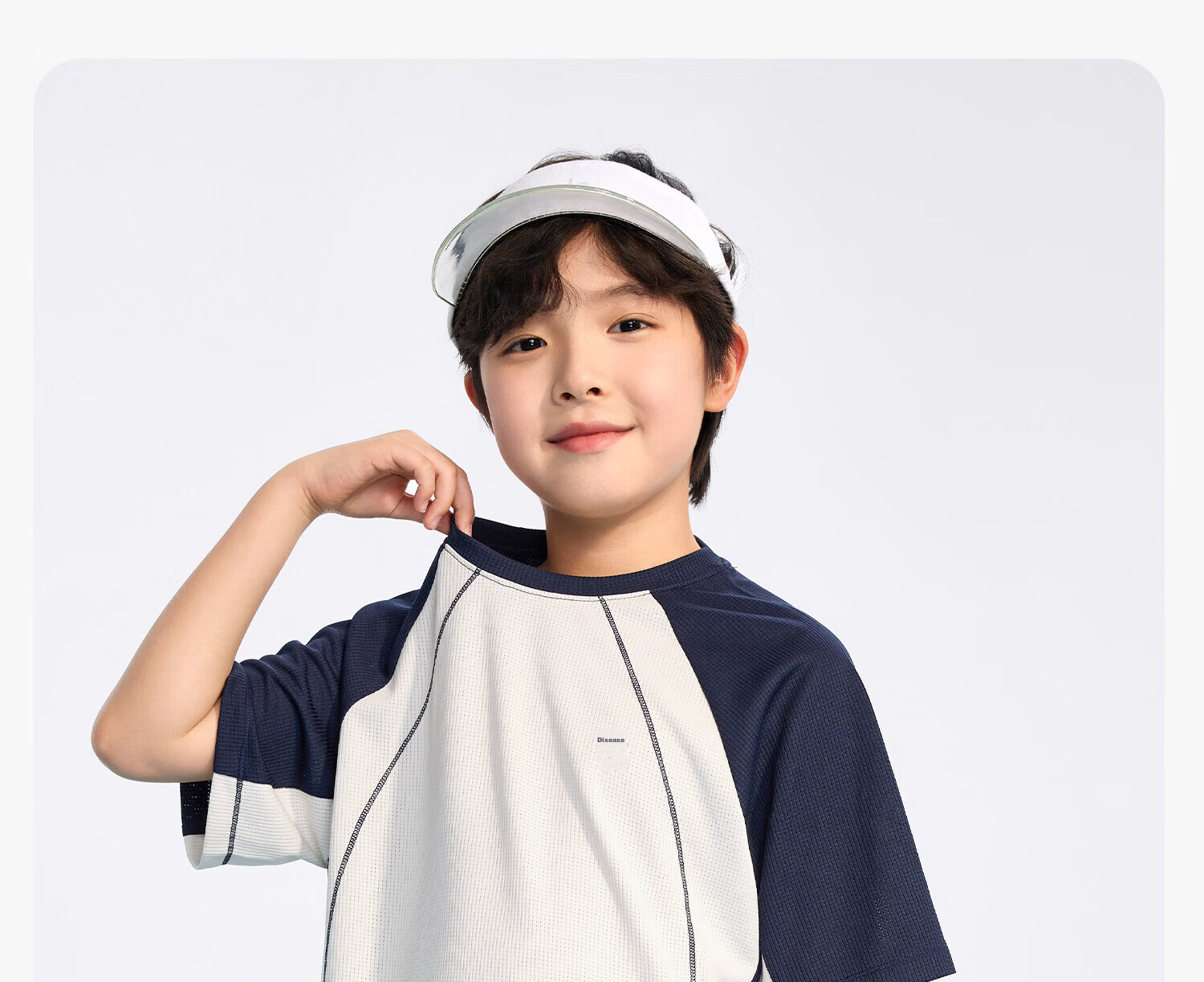 Zuo Xi Boys Short Sleeve Set 2026 Summer Kids Sports Jersey Original Yarn Quick-Dry Mesh Breathable White 130 25